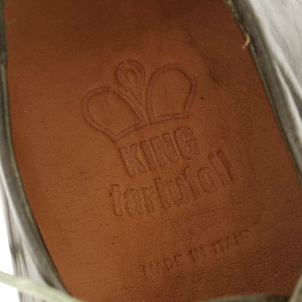 【新品】キング タルトフォリー King Tartufoli ダービーシューズ オリーブグリーン【 42 】【 状態ランクN 】【 メンズ 】