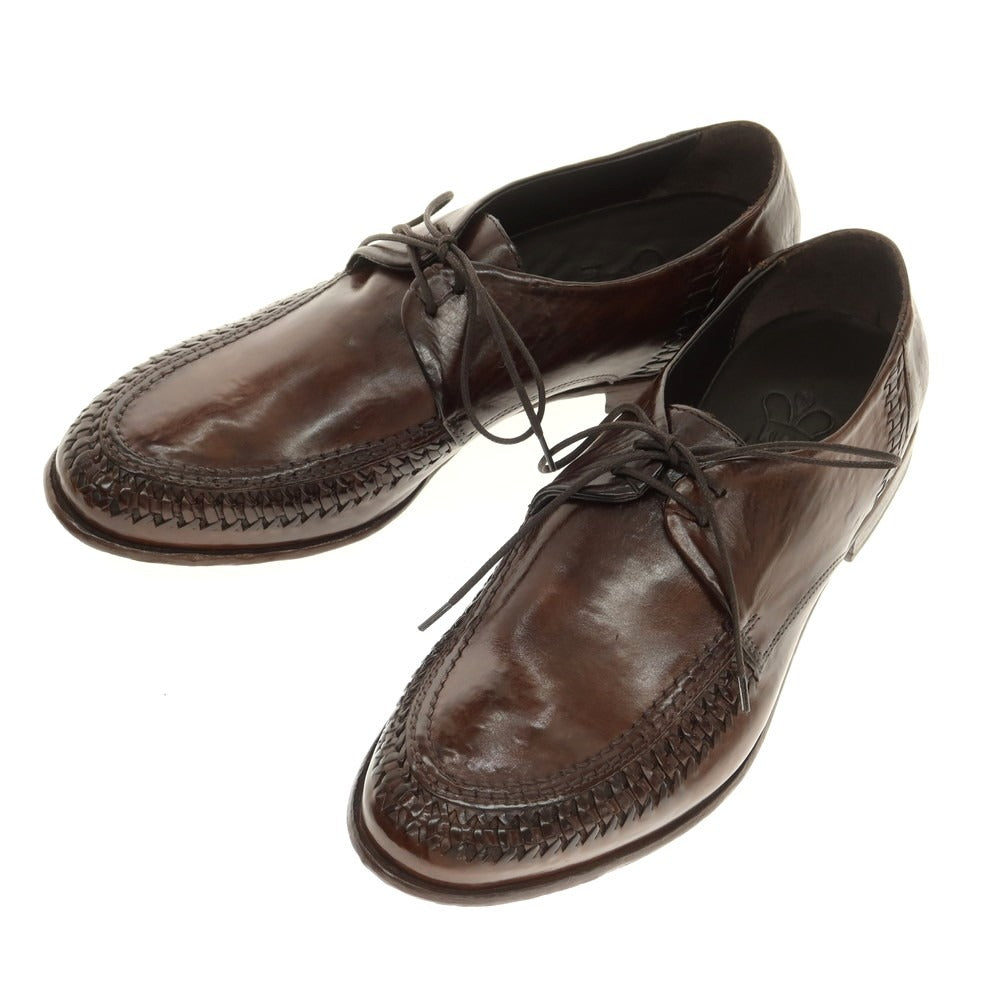 【新品】キング タルトフォリー King Tartufoli イントレチャート ダービーシューズ ダークブラウン【 39 】【 状態ランクN 】【 メンズ 】