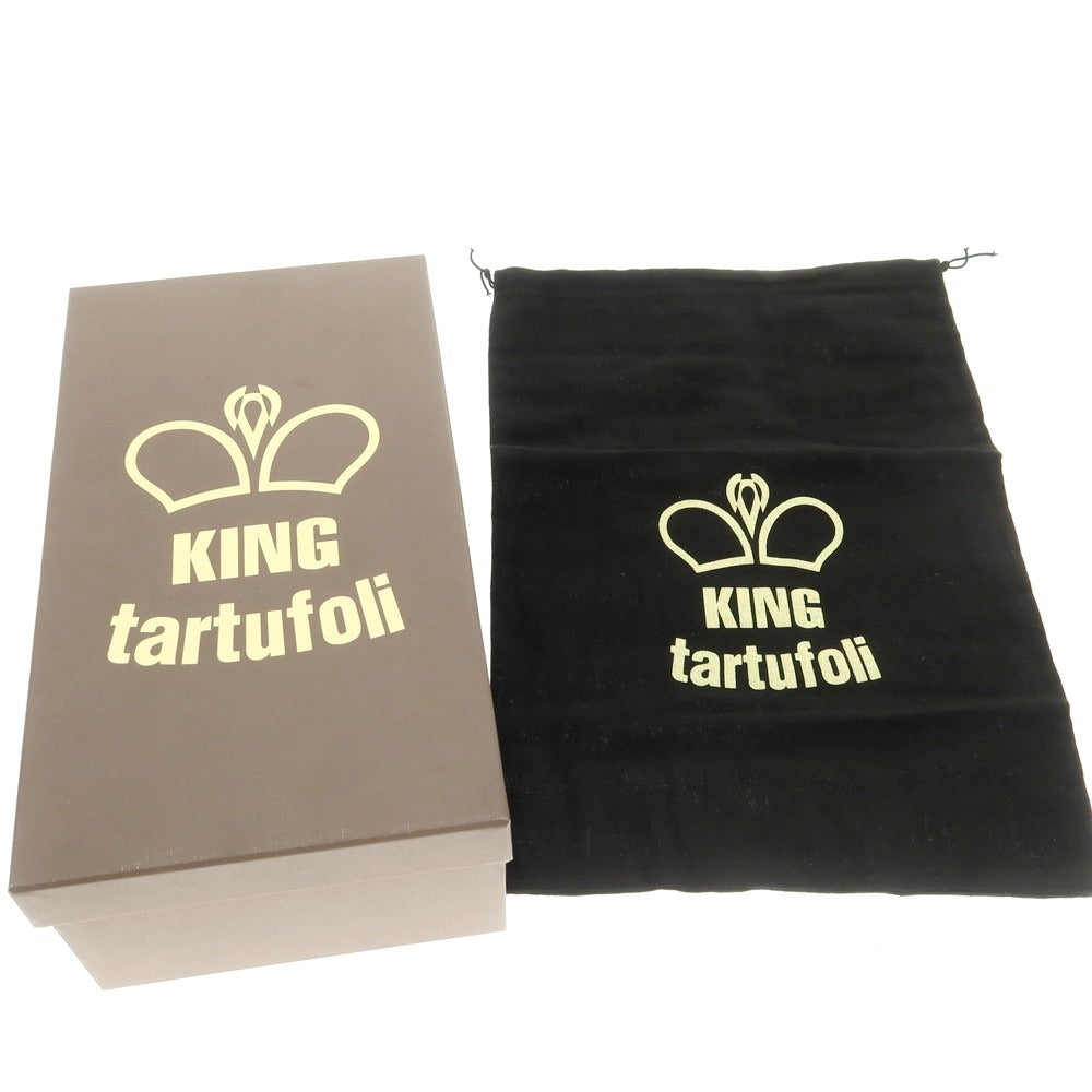 【新品】キング タルトフォリー King Tartufoli イントレチャート ダービーシューズ ダークブラウン【 40 】【 状態ランクN 】【 メンズ 】