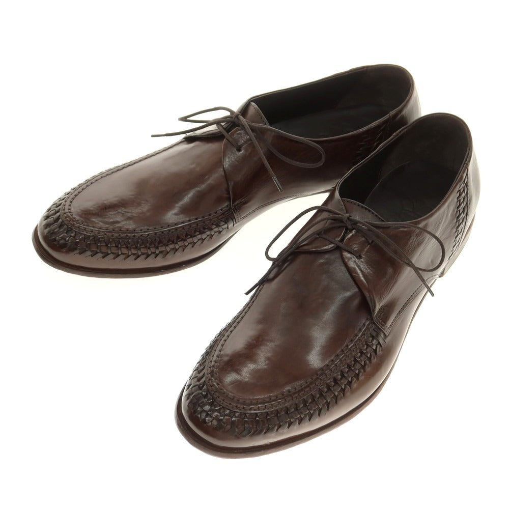 【新品】キング タルトフォリー King Tartufoli イントレチャート ダービーシューズ ダークブラウン【 44 】【 状態ランクN 】【 メンズ 】