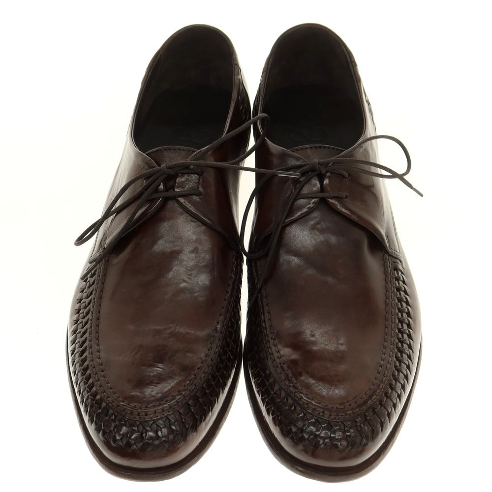 【新品】キング タルトフォリー King Tartufoli イントレチャート ダービーシューズ ダークブラウン【 44 】【 状態ランクN 】【 メンズ 】