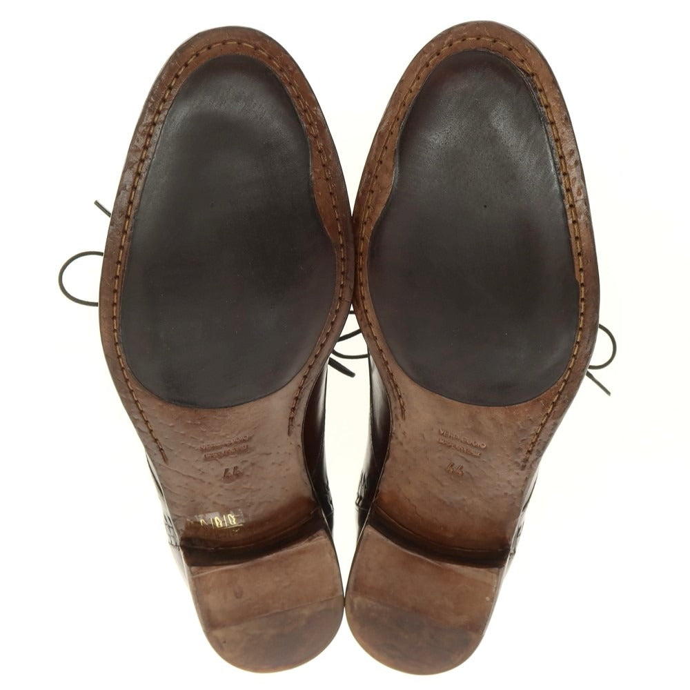 【新品】キング タルトフォリー King Tartufoli イントレチャート ダービーシューズ ダークブラウン【 44 】【 状態ランクN 】【 メンズ 】