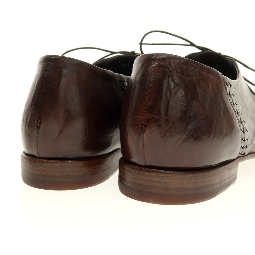 【新品】キング タルトフォリー King Tartufoli イントレチャート ダービーシューズ ダークブラウン【 44 】【 状態ランクN 】【 メンズ 】