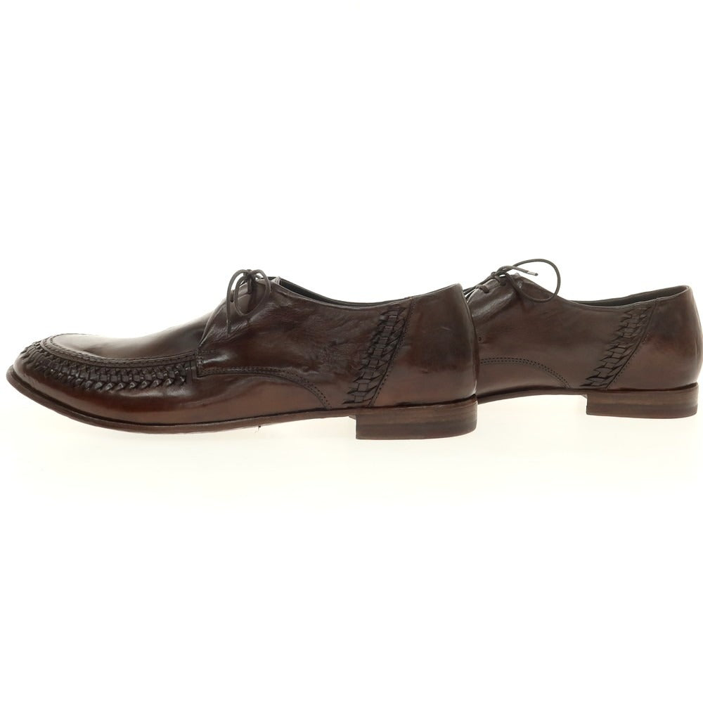 【新品】キング タルトフォリー King Tartufoli イントレチャート ダービーシューズ ダークブラウン【 44 】【 状態ランクN 】【 メンズ 】