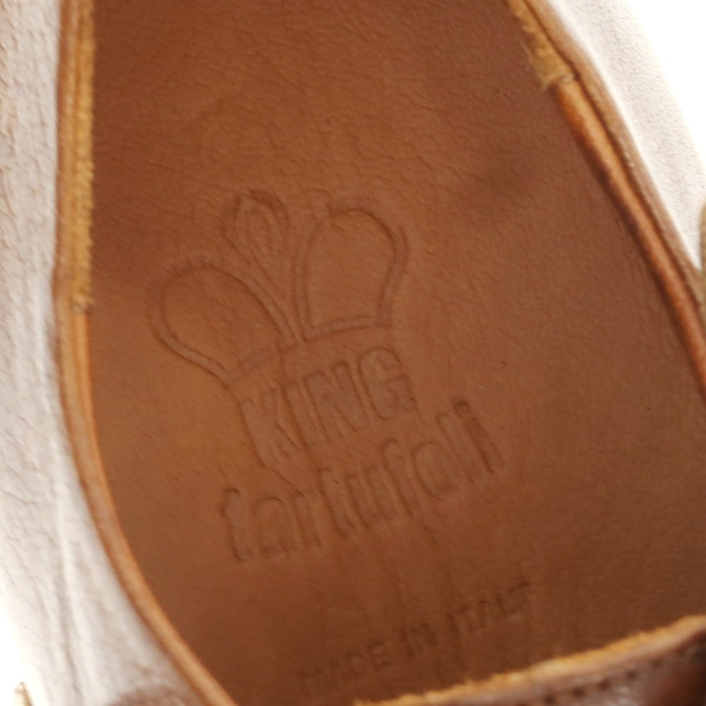 【新品】キング タルトフォリー King Tartufoli ダービーシューズ ライトブラウン【 40 】【 状態ランクN 】【 メンズ 】