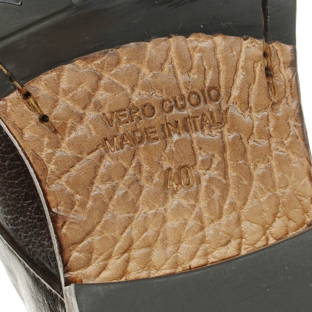 【新品】キング タルトフォリー King Tartufoli ダービーシューズ ダークブラウン【 40 】【 状態ランクN 】【 メンズ 】