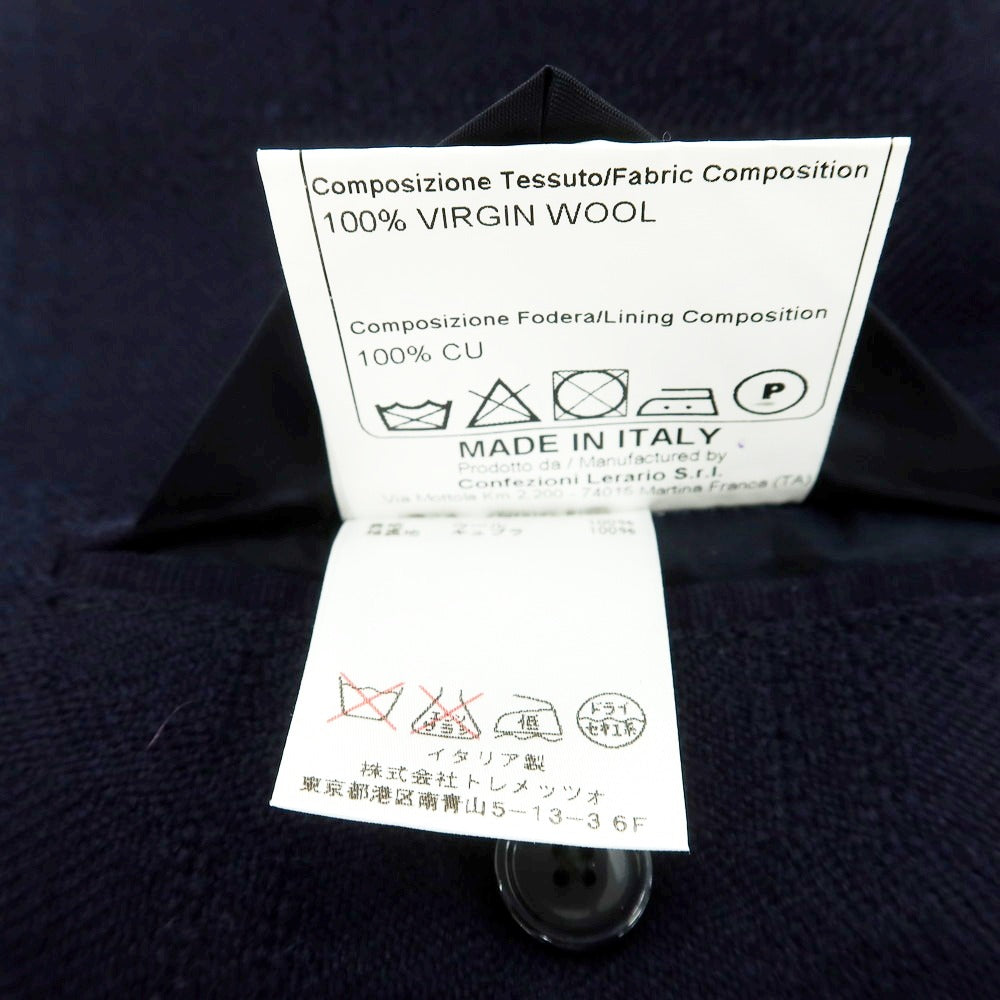 【中古】タリアトーレ TAGLIATORE ウール チェック織 テーラードジャケット ネイビー【 46 】【 状態ランクB 】【 メンズ 】