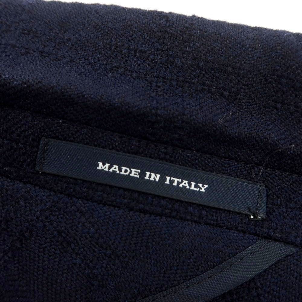 【中古】タリアトーレ TAGLIATORE ウール チェック織 テーラードジャケット ネイビー【 46 】【 状態ランクB 】【 メンズ 】