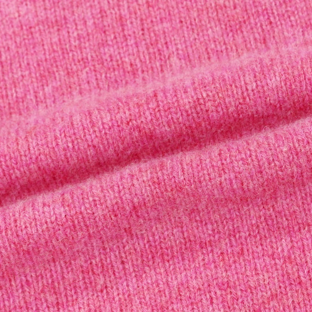 【中古】インバーアラン INVERALLAN ミドルゲージ ウール クルーネック プルオーバーニット ピンク【 38 】【 状態ランクC 】【 メンズ 】