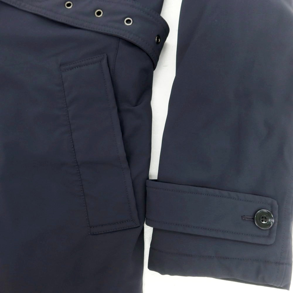 【中古】エトレゴ HETREGO ストレッチナイロン ダウンコート ネイビー【 48 】【 状態ランクC 】【 メンズ 】