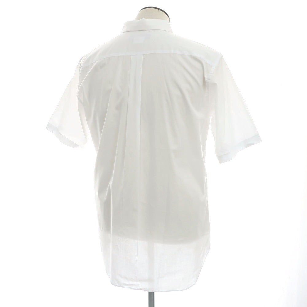 【中古】コムデギャルソン オムドゥ COMME des GARCONS HOMME DEUX 2024年春夏 コットン レギュラーカラー 半袖シャツ ホワイト【 XL 】【 状態ランクA 】【 メンズ 】