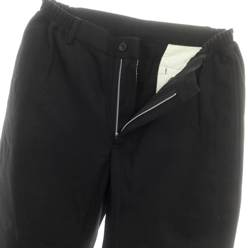 【中古】コムデギャルソン オムドゥ COMME des GARCONS HOMME DEUX ウール テーパード イージーパンツ ブラック【 S 】【 状態ランクA 】【 メンズ 】