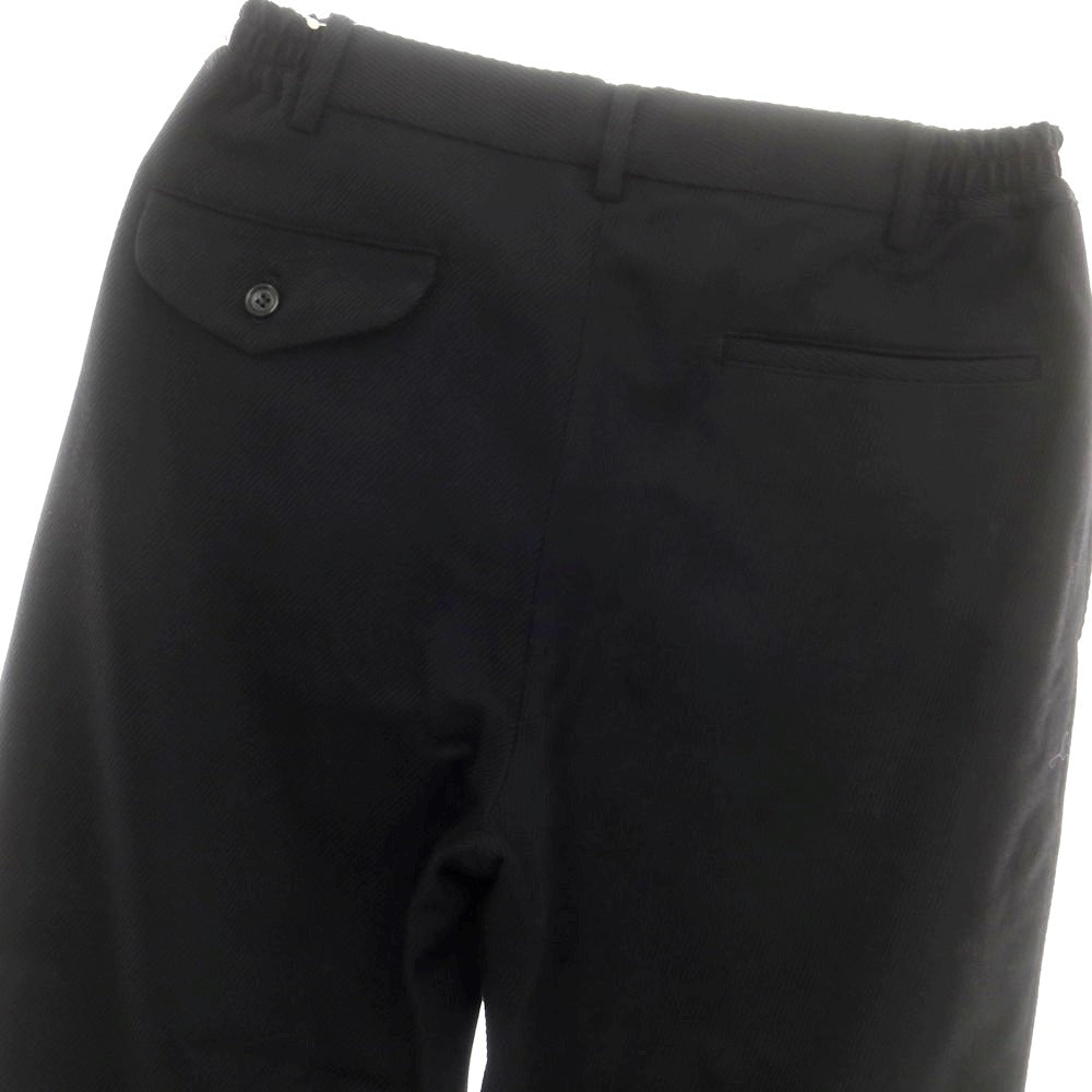 【中古】コムデギャルソン オムドゥ COMME des GARCONS HOMME DEUX ウール テーパード イージーパンツ ブラック【 S 】【 状態ランクA 】【 メンズ 】