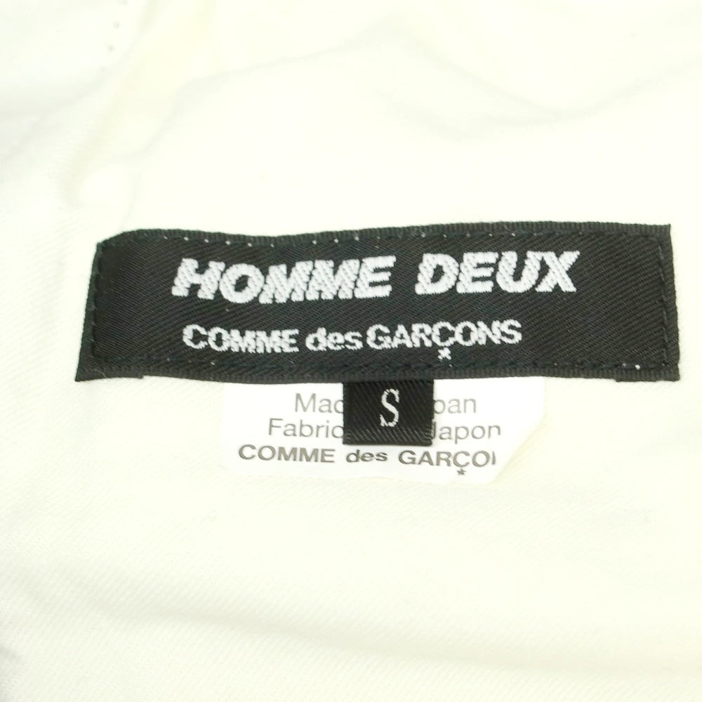 【中古】コムデギャルソン オムドゥ COMME des GARCONS HOMME DEUX ウール テーパード イージーパンツ ブラック【 S 】【 状態ランクA 】【 メンズ 】