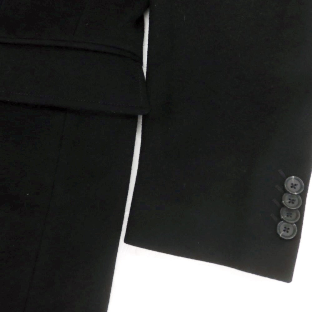 【中古】ジーゼニア Z Zegna ウール チェスターフィールドコート ブラック【 48 】【 状態ランクC 】【 メンズ 】