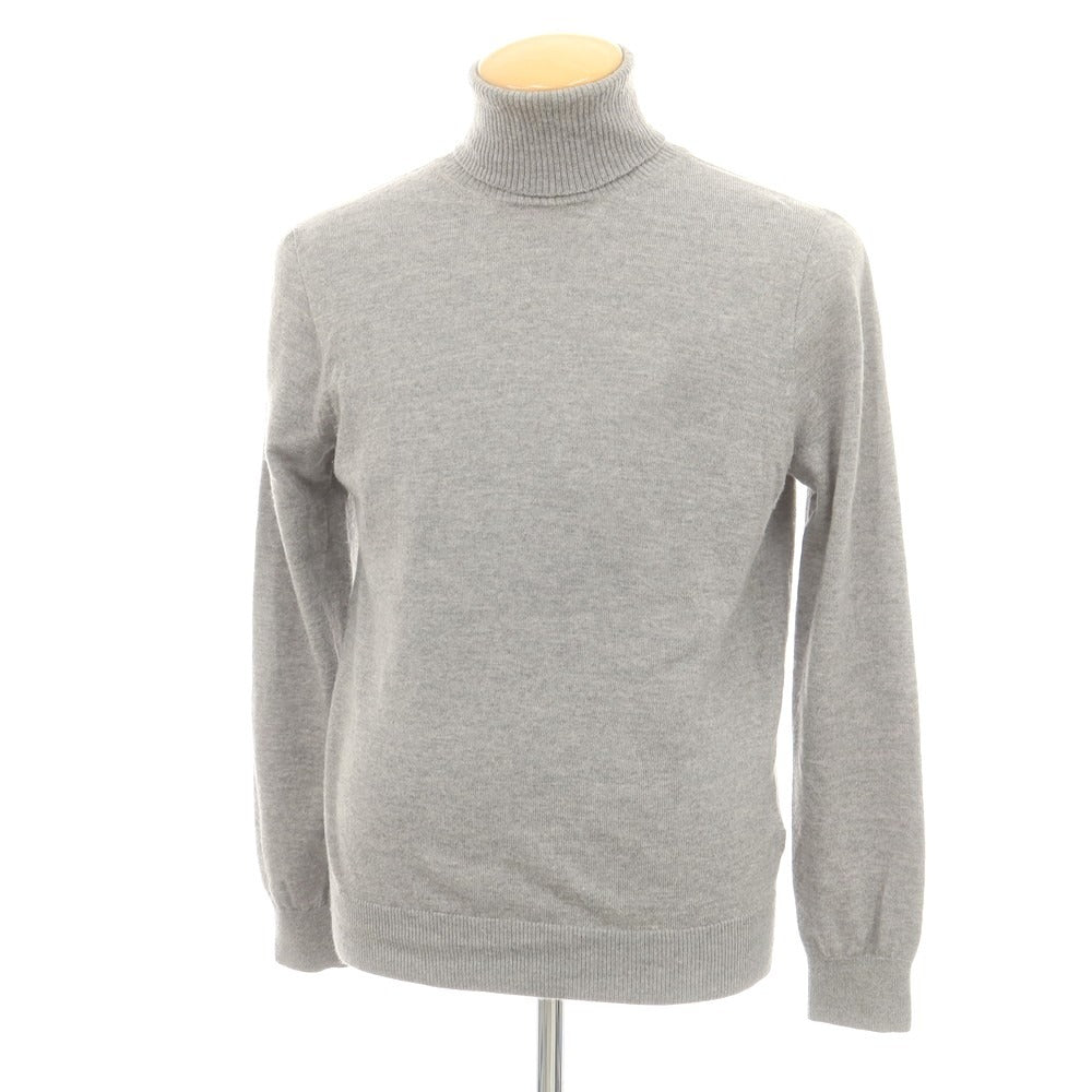 【中古】シップス SHIPS ウール タートルネック プルオーバーニット グレー【 M 】【 状態ランクC 】【 メンズ 】