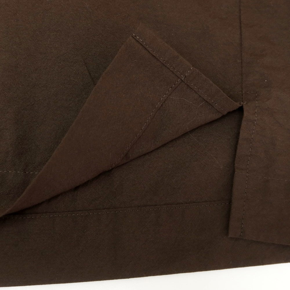 【中古】オム プリッセ イッセイミヤケ HOMME PLISSE ISSEY MIYAKE 2025年春夏 コットン系 カジュアルシャツ ダークブラウン【 表記なし(L位) 】【 状態ランクA 】【 メンズ 】