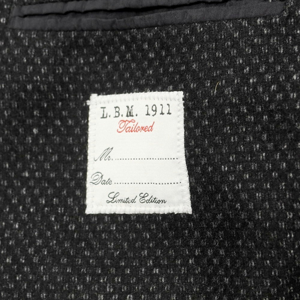 【中古】エルビーエム1911 L.B.M.1911 ウールポリエステルナイロン チェスターフィールドコート ブラック【 44 】【 状態ランクB 】【 メンズ 】