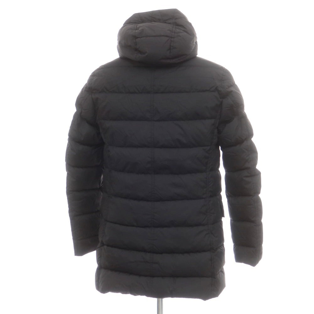 【中古】ヘルノ Herno POLAR TECH フーデッド ダウンコート ブラック【 44 】【 状態ランクB 】【 メンズ 】