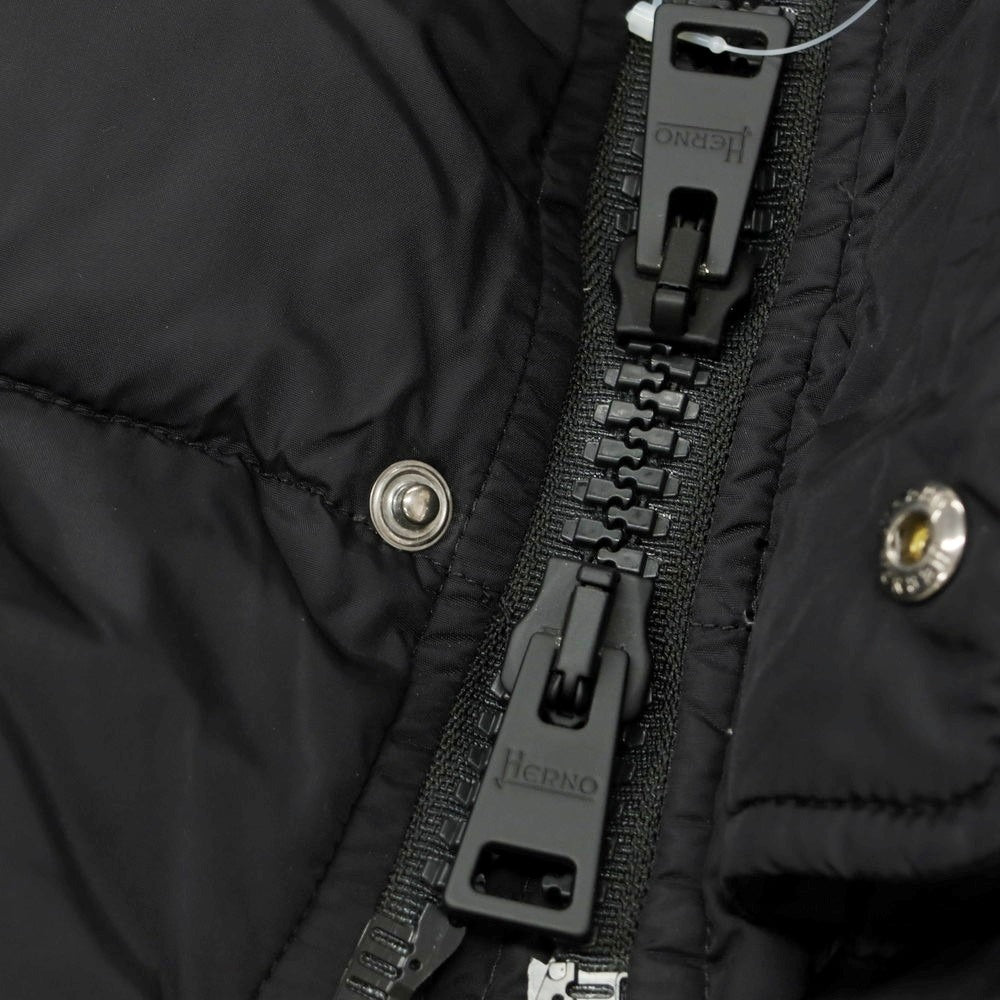 【中古】ヘルノ Herno POLAR TECH フーデッド ダウンコート ブラック【 44 】【 状態ランクB 】【 メンズ 】
