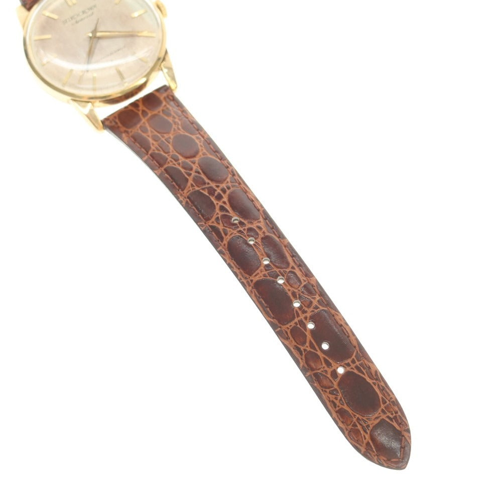 【中古】セイコー SEIKO クラウンスペシャル J14100 アンティーク 腕時計 ゴールドxブラウン【 状態ランクB 】【 メンズ 】