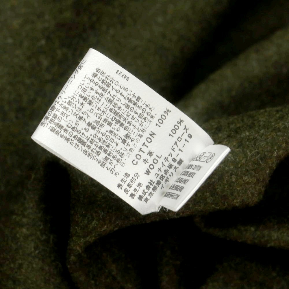 【中古】【未使用】グレンフェル GRENFELL コットン ケープ ポンチョ オリーブ【 FREE 】【 状態ランクS 】【 メンズ 】