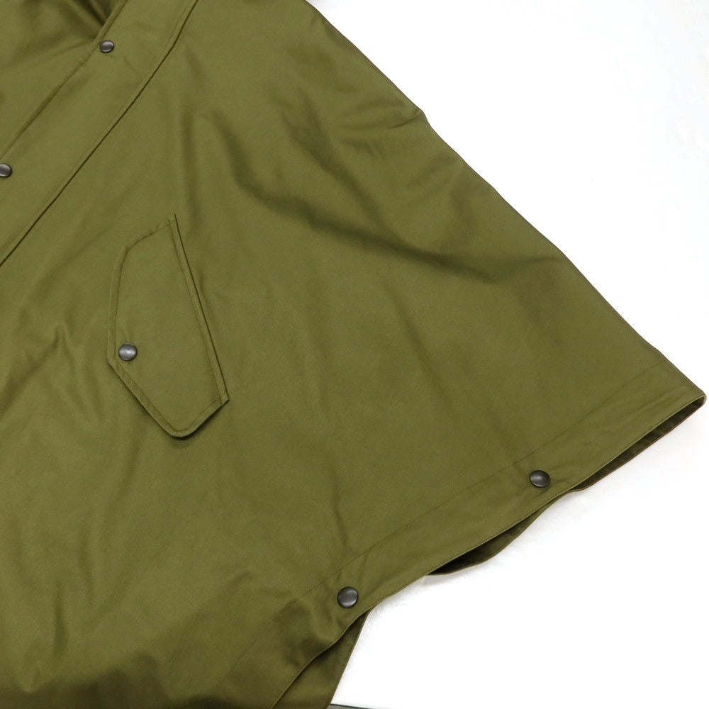 【中古】【未使用】グレンフェル GRENFELL コットン ケープ ポンチョ オリーブ【 FREE 】【 状態ランクS 】【 メンズ 】