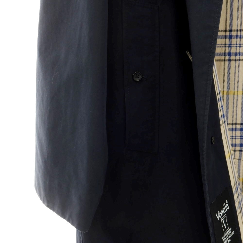 【中古】アナトミカ ANATOMICA ベンタイルコットン ステンカラーコート ダークネイビー【 44 】【 状態ランクC 】【 メンズ 】