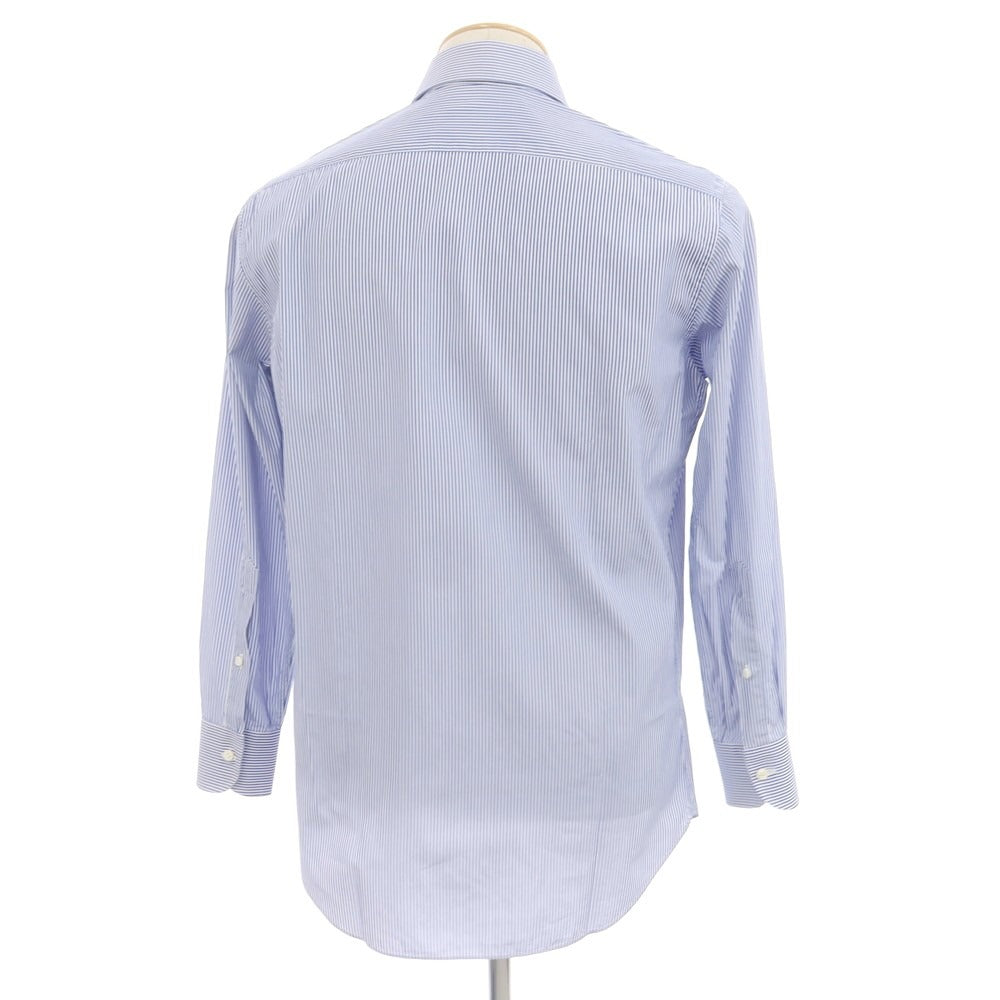 【中古】フライ FRAY コットン ストライプ ドレスシャツ ブルーxホワイト【 38 】【 状態ランクC 】【 メンズ 】
