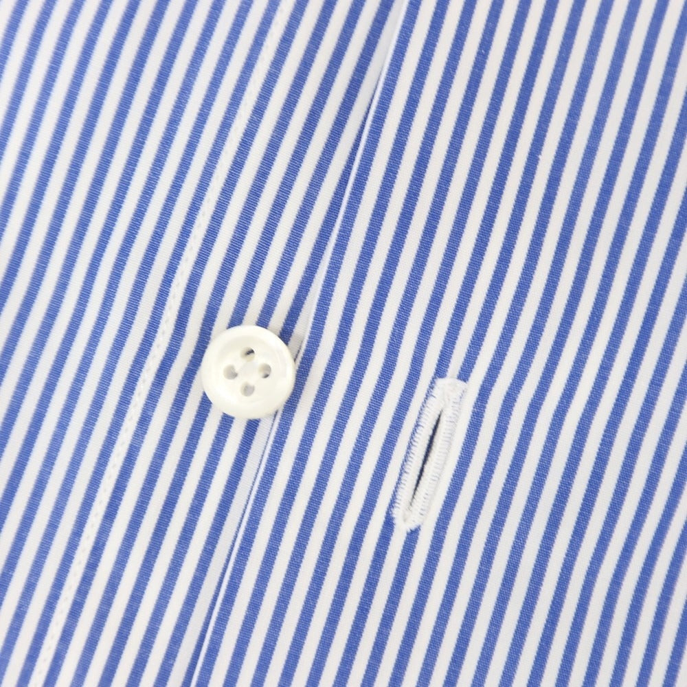 【中古】フライ FRAY コットン ストライプ ドレスシャツ ブルーxホワイト【 38 】【 状態ランクC 】【 メンズ 】
