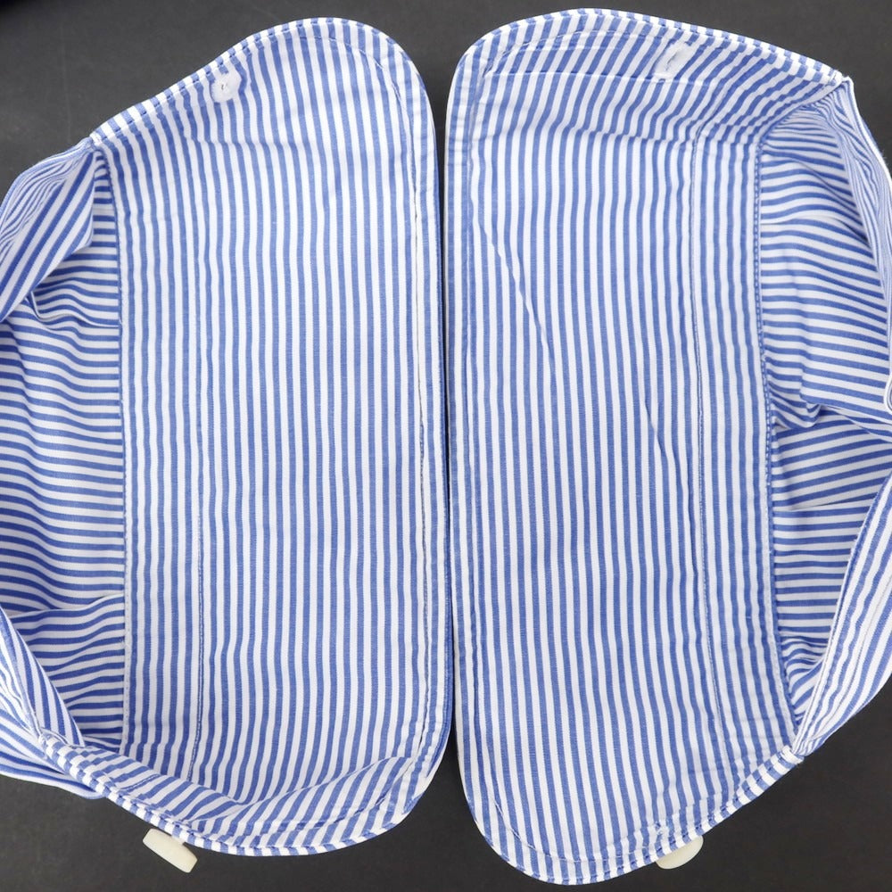 【中古】フライ FRAY コットン ストライプ ドレスシャツ ブルーxホワイト【 38 】【 状態ランクC 】【 メンズ 】