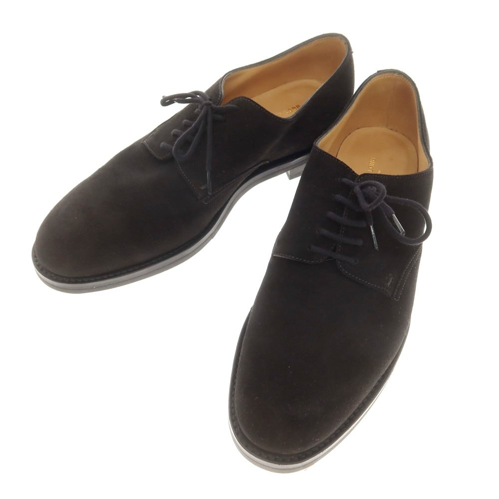 【中古】ジョンロブ John Lobb HOLLOW スエード ドレスシューズ ブラック【 7E 】【 状態ランクA 】【 メンズ 】
