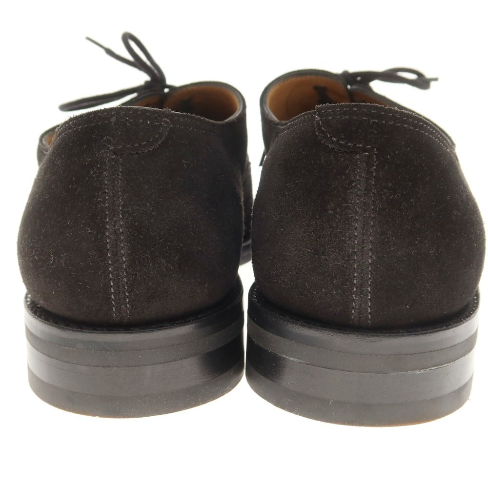 【中古】ジョンロブ John Lobb HOLLOW スエード ドレスシューズ ブラック【 7E 】【 状態ランクA 】【 メンズ 】