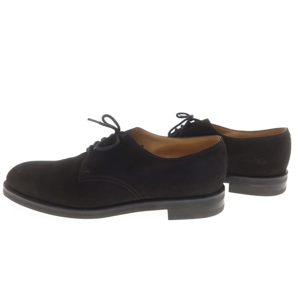 【中古】ジョンロブ John Lobb HOLLOW スエード ドレスシューズ ブラック【 7E 】【 状態ランクA 】【 メンズ 】