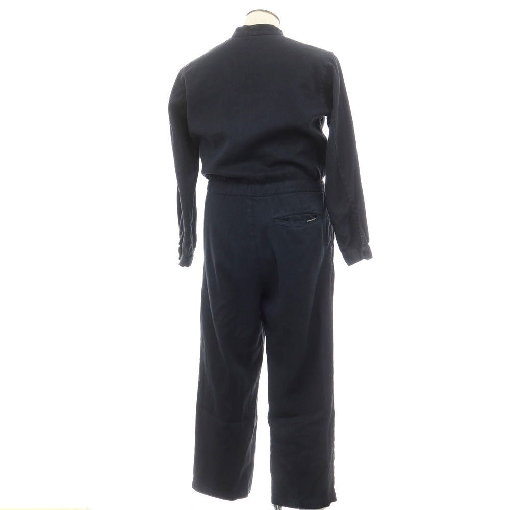 【中古】ネストローブ コンフェクト nest Robe CONFECT リネンコットン ジャンプスーツ オールインワン ツナギ ダークネイビー【 3 】【 状態ランクC 】【 メンズ 】