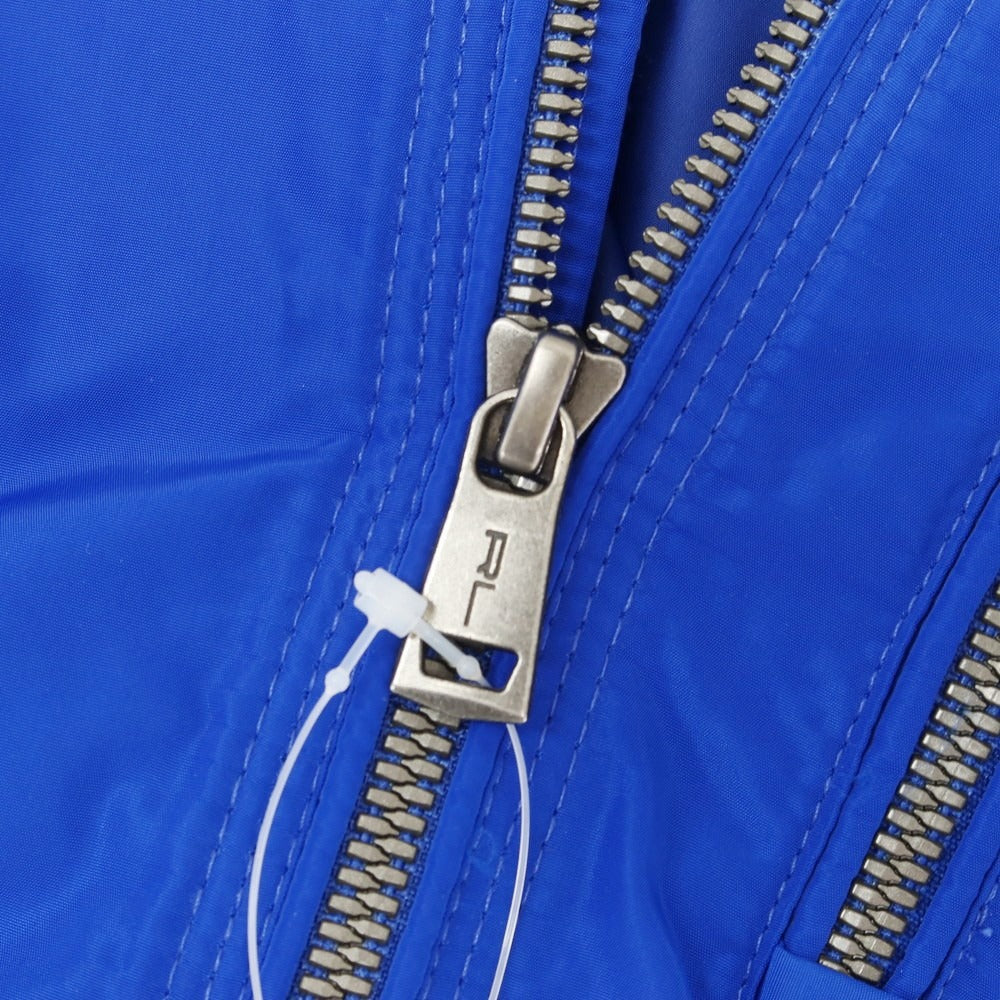 【中古】ポロ ラルフローレン Polo Ralph Lauren ポリエステル フーデッドブルゾン ブルー【 M 】【 状態ランクB 】【 メンズ 】