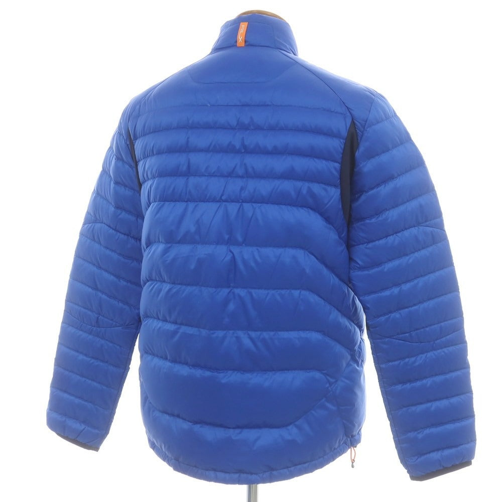 【中古】アールエルエックス ラルフローレン RLX RALPH LAUREN ナイロン ダウンジャケット ブルー【 M 】【 状態ランクC 】【 メンズ 】
