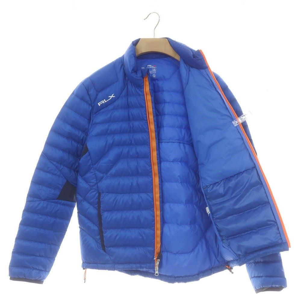 【中古】アールエルエックス ラルフローレン RLX RALPH LAUREN ナイロン ダウンジャケット ブルー【 M 】【 状態ランクC 】【 メンズ 】