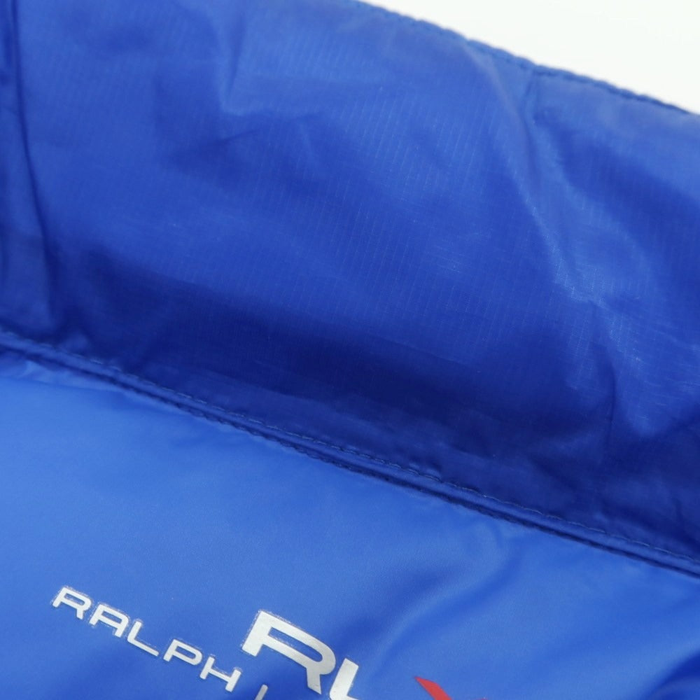【中古】アールエルエックス ラルフローレン RLX RALPH LAUREN ナイロン ダウンジャケット ブルー【 M 】【 状態ランクC 】【 メンズ 】