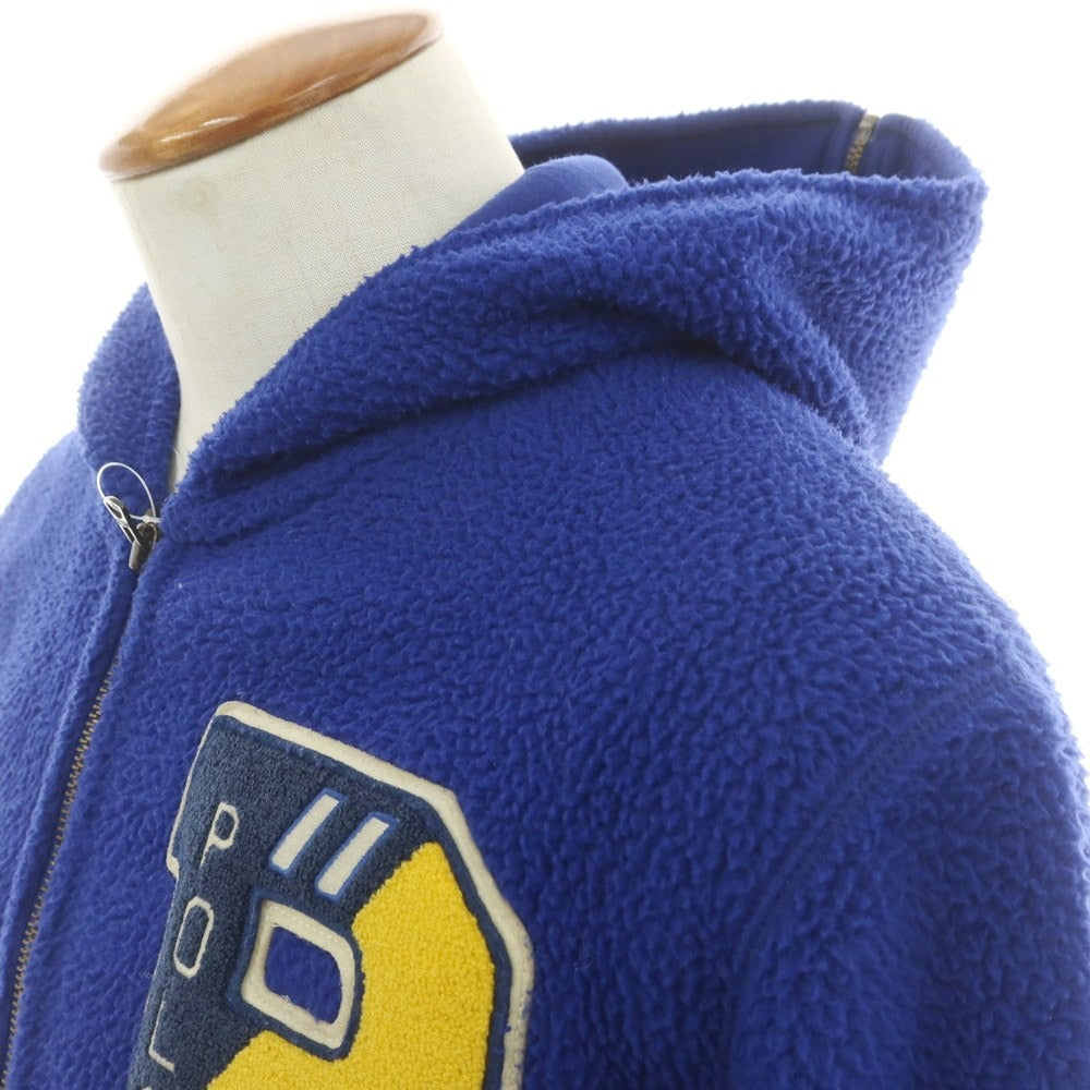 【中古】ポロ ラルフローレン Polo Ralph Lauren フーデッド フリースジャケット ブルー【 M 】【 状態ランクB 】【 メンズ 】