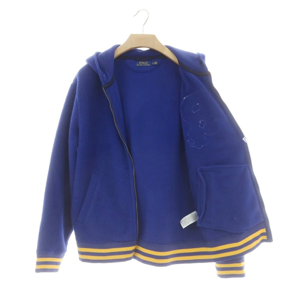 【中古】ポロ ラルフローレン Polo Ralph Lauren フーデッド フリースジャケット ブルー【 M 】【 状態ランクB 】【 メンズ 】