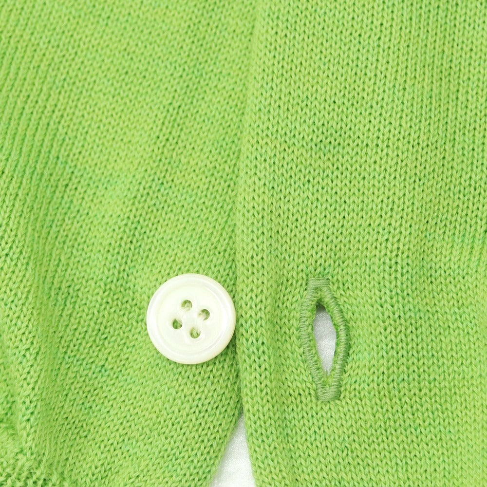 【中古】コムデギャルソンシャツ COMME des GARCONS SHIRT 2024年秋冬 ウール ロングニットベストカーディガン グリーン【 M 】【 状態ランクA 】【 メンズ 】