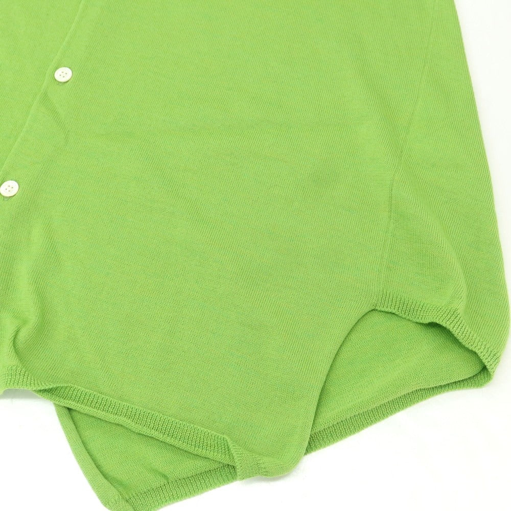 【中古】コムデギャルソンシャツ COMME des GARCONS SHIRT 2024年秋冬 ウール ロングニットベストカーディガン グリーン【 M 】【 状態ランクA 】【 メンズ 】