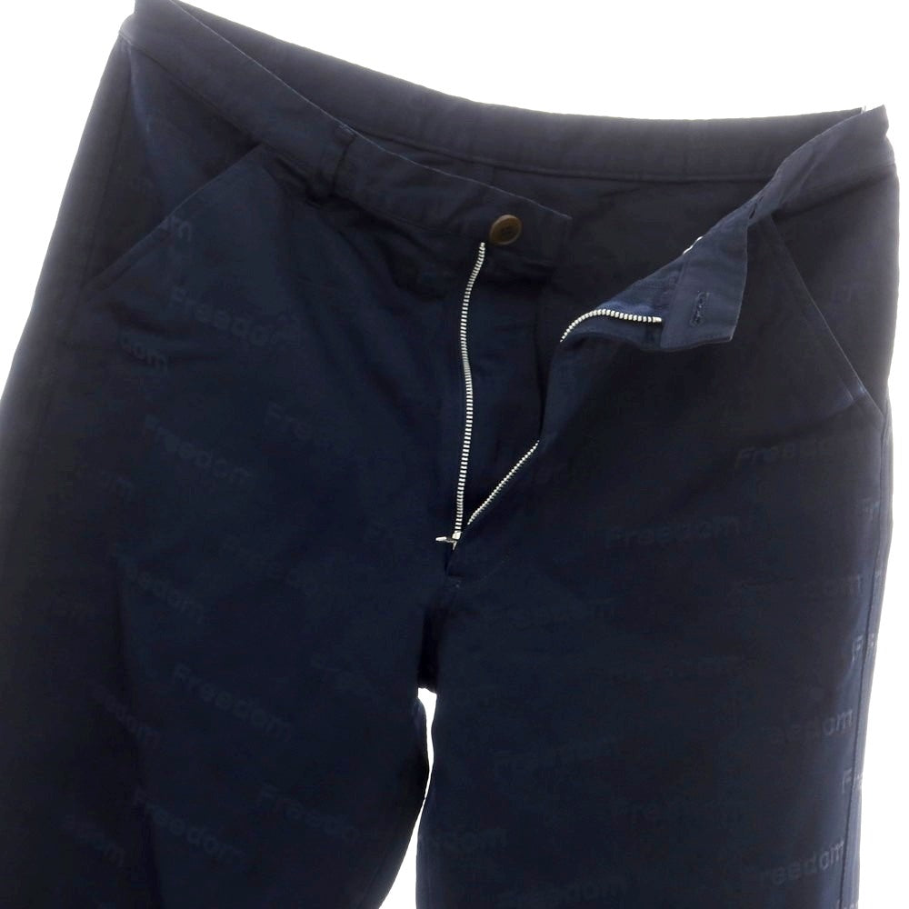 【中古】コムデギャルソンシャツ COMME des GARCONS SHIRT 2024年秋冬 ポリエステル カジュアルスラックスパンツ ネイビー【 L 】【 状態ランクA 】【 メンズ 】