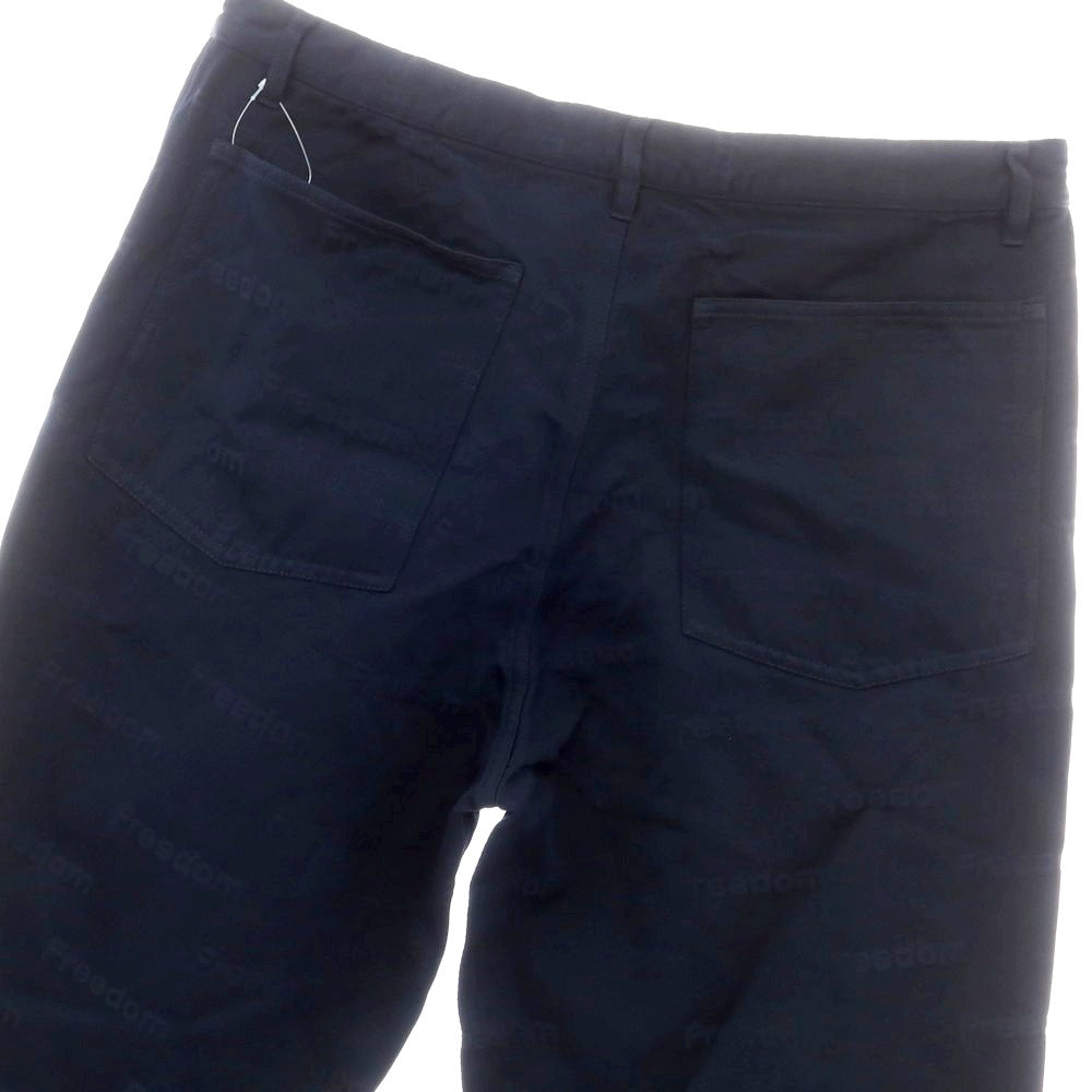 【中古】コムデギャルソンシャツ COMME des GARCONS SHIRT 2024年秋冬 ポリエステル カジュアルスラックスパンツ ネイビー【 L 】【 状態ランクA 】【 メンズ 】