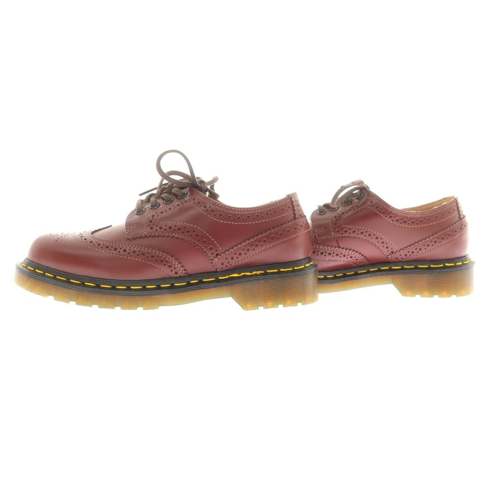 【中古】コムデギャルソン オムドゥ COMME des GARCONS HOMME DEUX × Dr.Martens FREDERICO ウイングチップ シューズ バーガンディ【 UK6 】【 状態ランクA 】【 メンズ 】