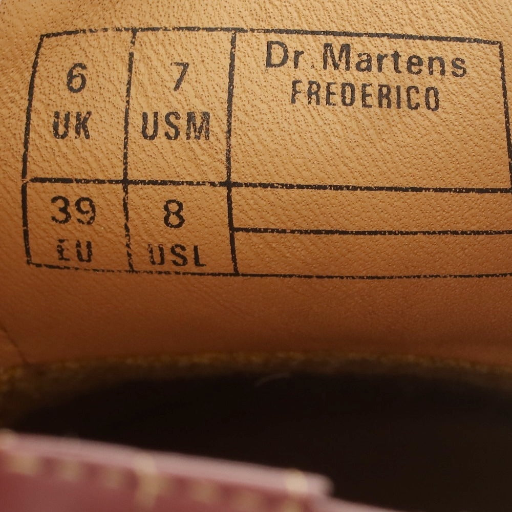 【中古】コムデギャルソン オムドゥ COMME des GARCONS HOMME DEUX × Dr.Martens FREDERICO ウイングチップ シューズ バーガンディ【 UK6 】【 状態ランクA 】【 メンズ 】