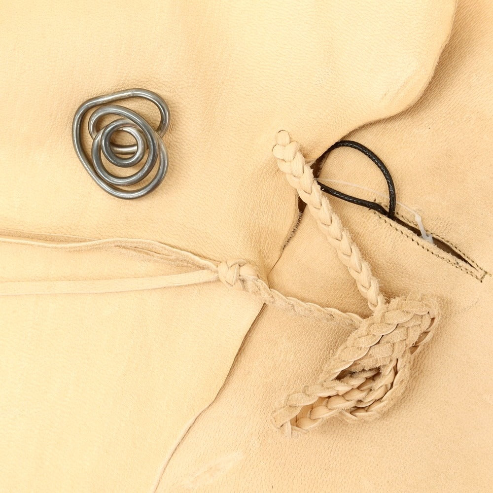 【中古】【未使用】ブラックバード BLACKBIRD 2025年春夏 sleeveless leather jacket ノースリーブ レザーブルゾン ベージュ【 1 】【 状態ランクS 】【 メンズ 】