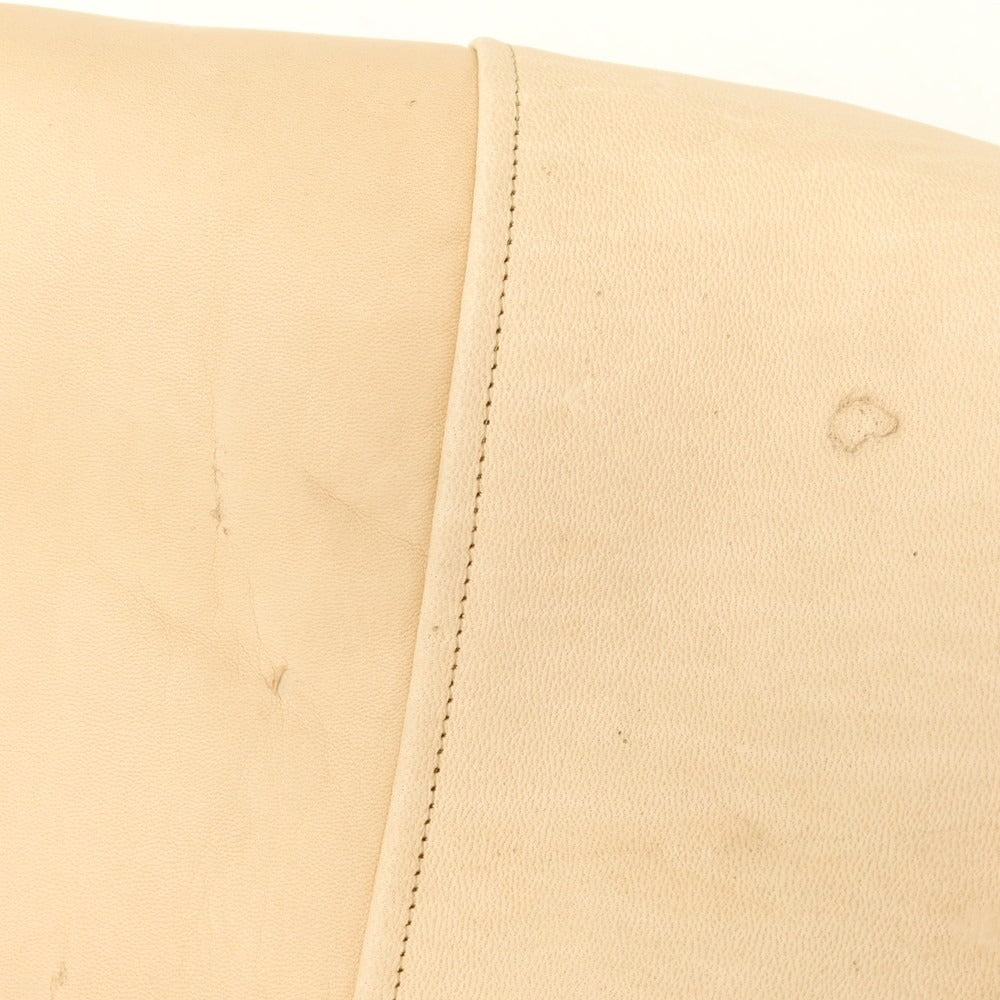 【中古】【未使用】ブラックバード BLACKBIRD 2025年春夏 sleeveless leather jacket ノースリーブ レザーブルゾン ベージュ【 1 】【 状態ランクS 】【 メンズ 】