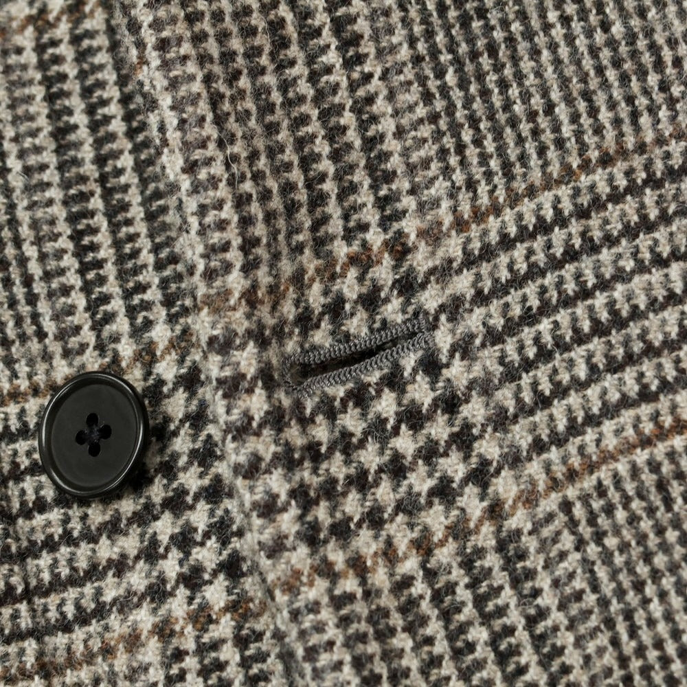 【中古】ディストリクトユナイテッドアローズ District UNITED ARROWS ウール チェック ダブルスーツ グレー【 上44/下46 】【 状態ランクC 】【 メンズ 】